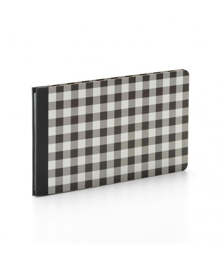 SIMPLE STORIES - Album Flipbook 4x6 Black Buffalo Check!