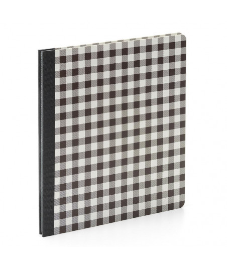 SIMPLE STORIES - Album Flipbook 6x8 Black Buffalo Check