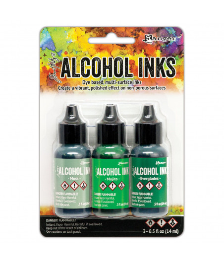 RANGER - Tim Holtz - Alcohol Inks Moss Mojito Everglades