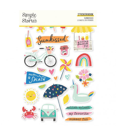 SIMPLE STORIES - Sunkissed - Sticker Book