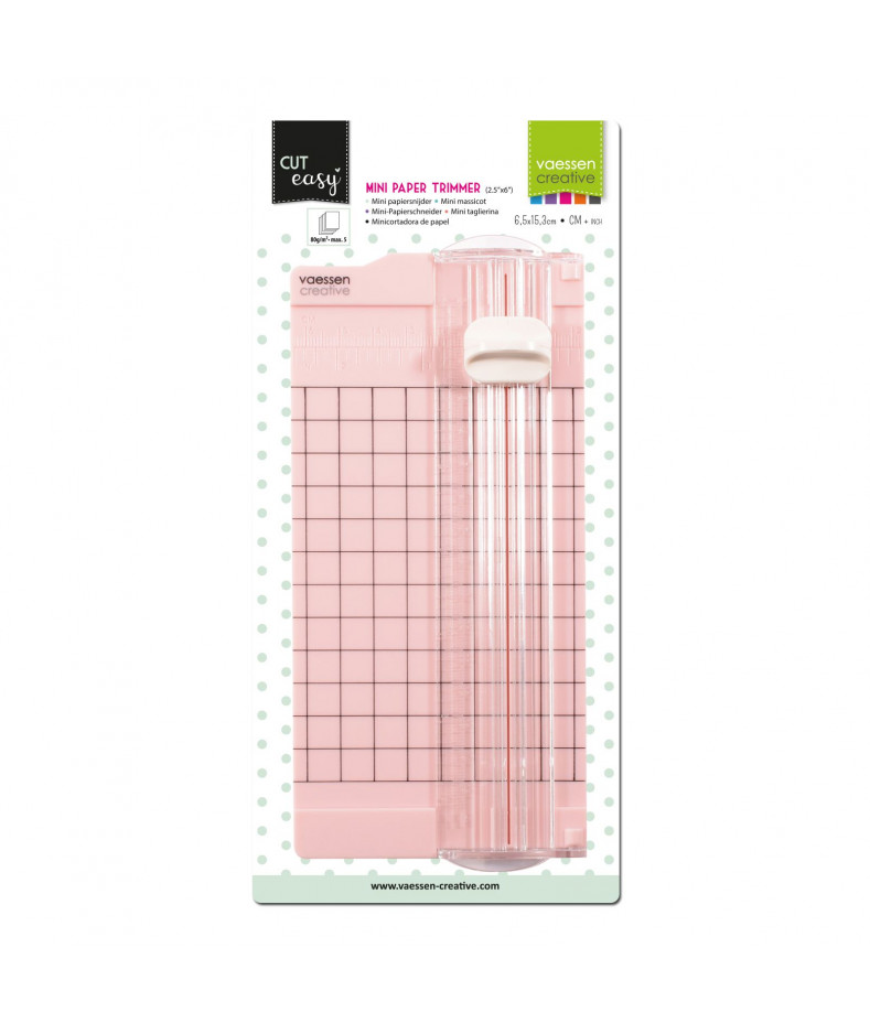 VAESSEN CREATIVE - Mini taglierina 6,5x15,3cm rosa