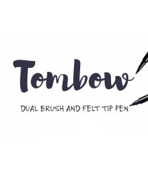 TOMBOW - ABT N25 Lamp Black Dual Brush Pen