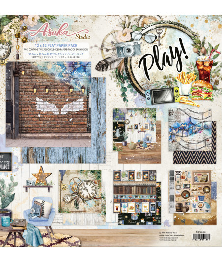 MEMORY PLACE  - Play! 12x12 Inch Paper Pack