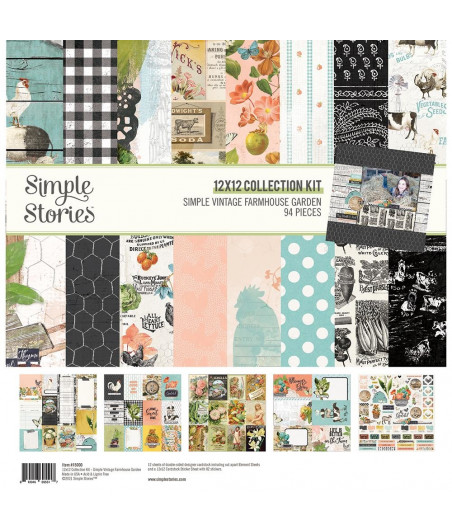 SIMPLE STORIES - Simple Vintage Farmhouse Garden - Collection Kit 12"x12"