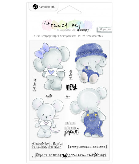 HAMPTON ART - Art Hey Cutie Clear Stamps