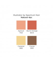 SPECTRUM NOIR - Illustrator Natural (4pcs)