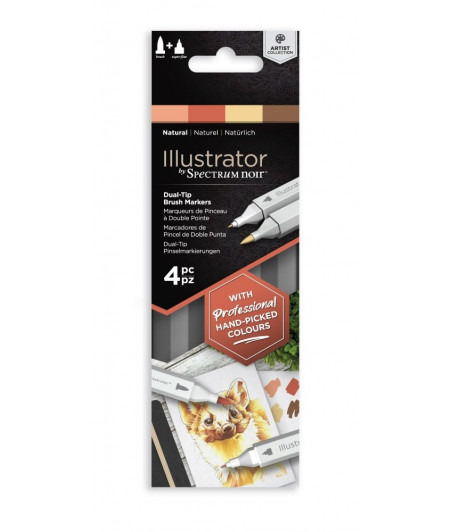 SPECTRUM NOIR - Illustrator Natural (4pcs)