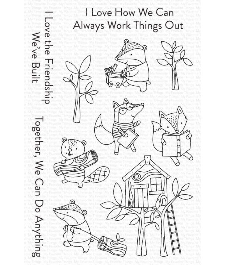 MY FAVORITE THINGS  - Clear Stamp - Let's Work Together