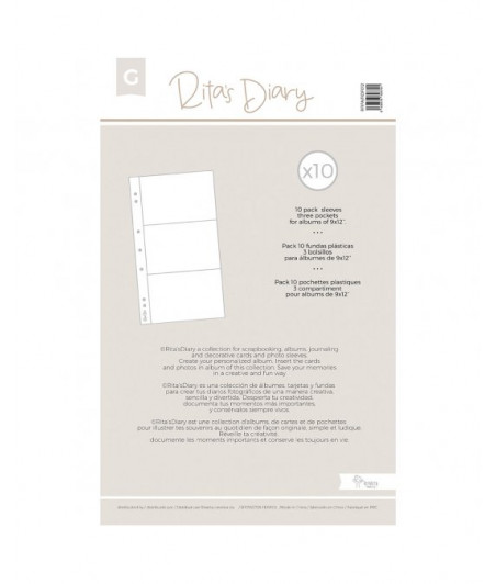 RITA RITA - Page protector - Buste trasparenti G per album  6x12