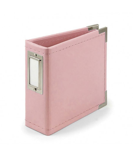 WE R MEMORY KEEPERS - Classic leather album 10x10 Pretty pink