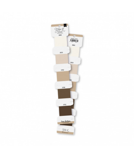 LORA BAILORA - Set fili per ricamo stencil BEIGE