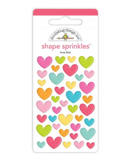 DOODLEBUG - Love This! Shape Sprinkles