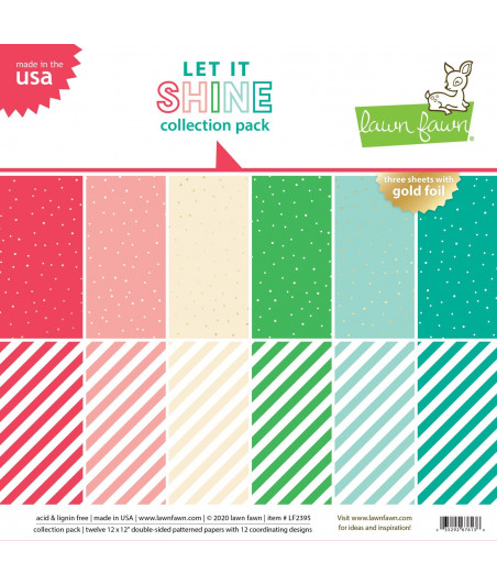LAWN FAWN - Let it Shine 12x12 Inch Collection Pack