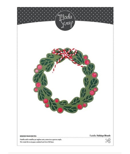 MODASCRAP FUSTELLA - HOLIDAYS WREATH