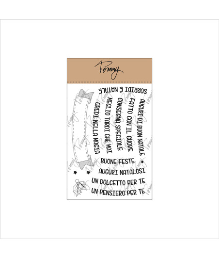 Tommy clear stamps – Auguri Natalosi
