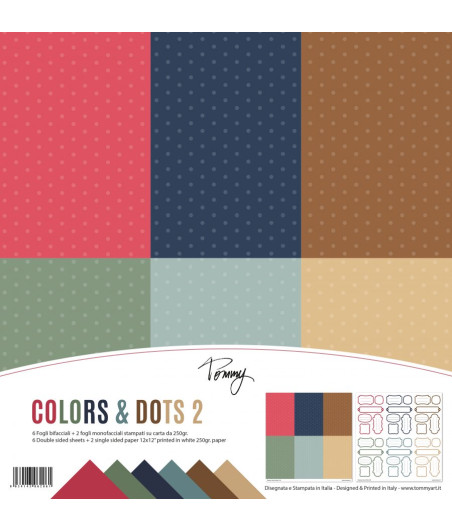 TOMMY - Paper pack – Colors & Dots 2
