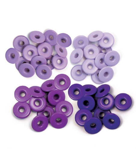 WE R MEMORY KEEPERS - Wide Eyelets Purple