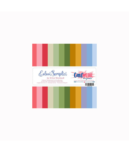CartoLINE - Colori Semplici By Erica Nicomedi 6''x6''