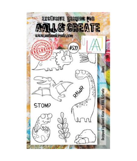 AALL & CREATE - 522 Stamp A6 Dinos