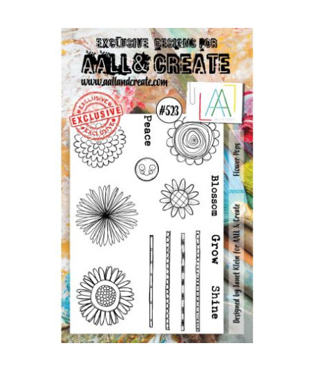 AALL & CREATE - 523 Stamp A6 Flower Pops