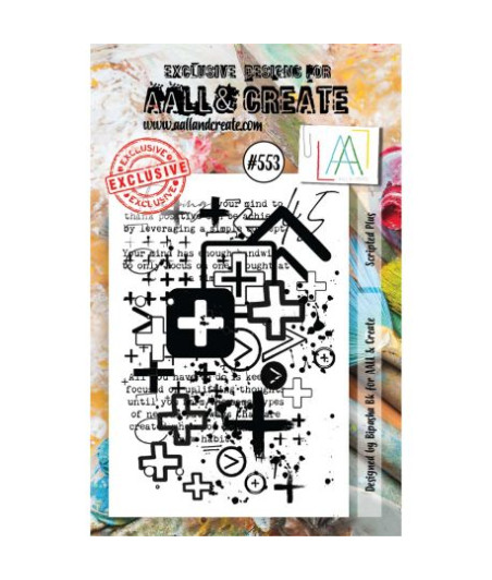 AALL & CREATE - 553 Stamp A7 Reverse Crescents
