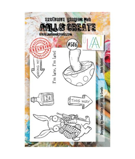 AALL & CREATE - 506 Stamp A7 White Rabbit