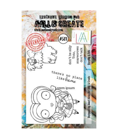 AALL & CREATE - 501 Stamp A7 Dorothy & Toto
