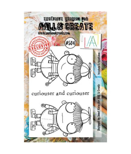 AALL & CREATE - 504 Stamp A7 Tweedledee & Tweedledum