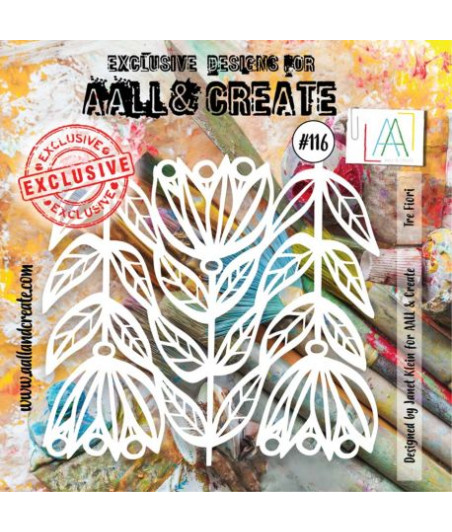 AALL & CREATE - Stencil 116 Tre Fiori