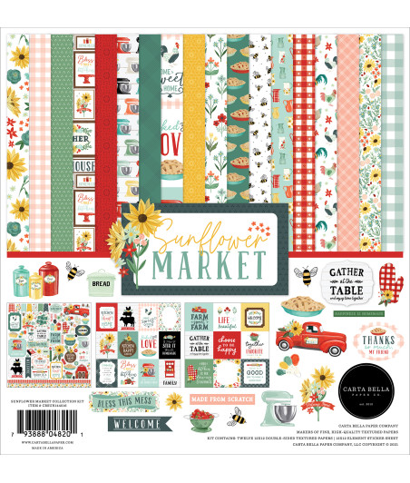 CARTA BELLA -  Sunflower Market Collection Kit