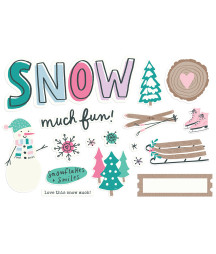 SIMPLE STORIES - Simple Pages Pieces Snow Much Fun!