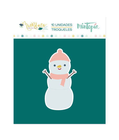 MINTOPIA - Troquel Hazme un muñeco de nieve Muérdago de Mintopía