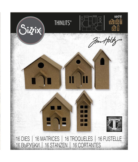 SIZZIX - Thinlits modelli di taglio set Paper village