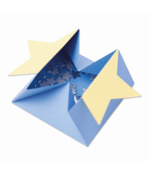 SIZZIX - Thinlits fustelle da taglio Heart & star card box
