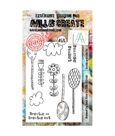 AALL & CREATE - 575 Stamp A6 Breathe In Breathe Out