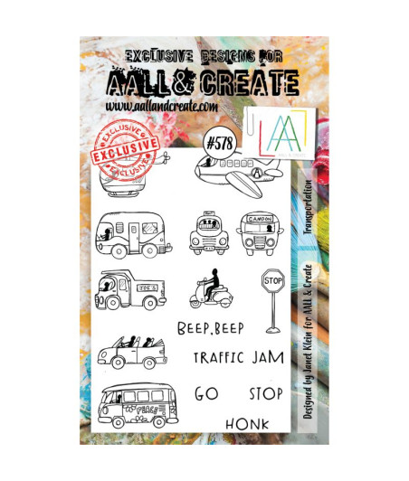 AALL & CREATE - 578 Stamp A6 Trasportation
