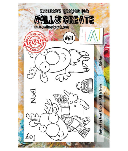 AALL & CREATE - 611 Stamp A7 Reindeer