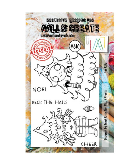 AALL & CREATE - 610 Stamp A7 Tree Kids