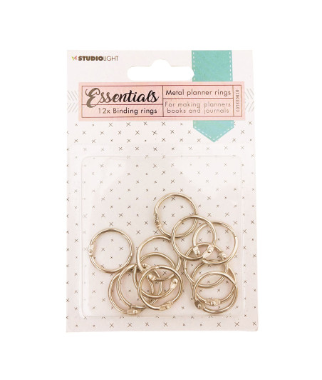 ESSENTIALS - Binding rings Silver planner Nr.3