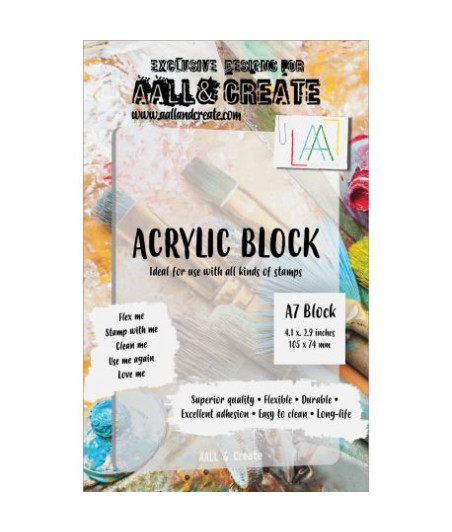 AALL & CREATE - A7 Acrylic Block