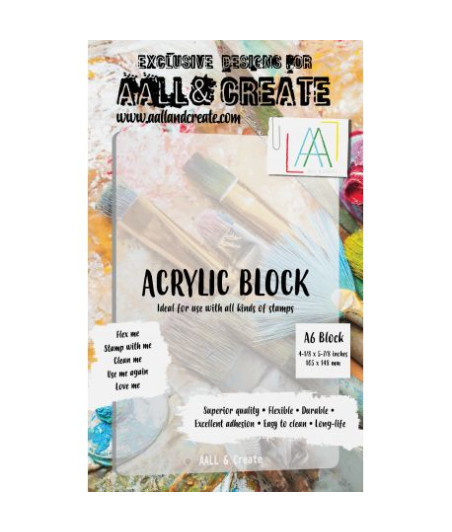 AALL & CREATE - A6 Acrylic Block
