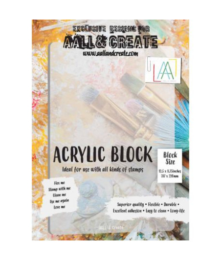 AALL & CREATE - A4 Acrylic Block