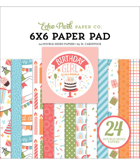 ECHO PARK - Birthday Girl 6x6 Inch Paper Pad