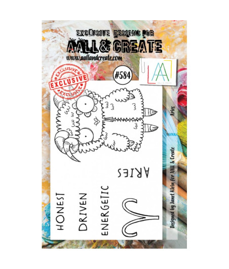 AALL & CREATE - 584 Stamp A7 Aries