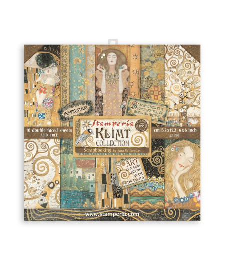 STAMPERIA - Klimt Collection Kit 6x6 Inch