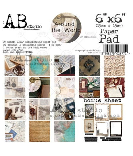 AB STUDIO - "Around the World"- 15x15