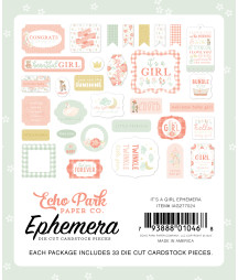 ECHO PARK - It's A Girl Ephemera