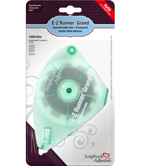 SCRAPBOOK ADHESIVE - E-Z Runner Grand Repositionable Dots Refill