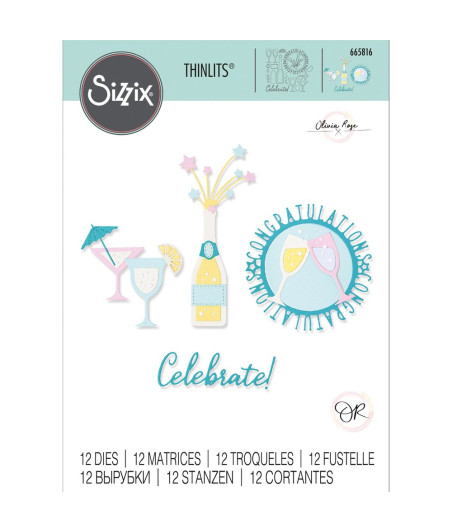 SIZZIX - Thinlits die set Bottles & glasses