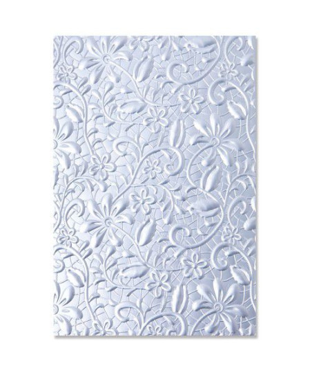 SIZZIX - 3-D Textured Impressions Emb. Folder Lacey Kath Breen